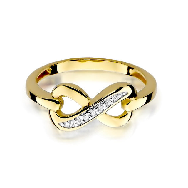 Inel Aur 14K cu Diamante Naturale 0.04 ct, imaginea 2 din 11