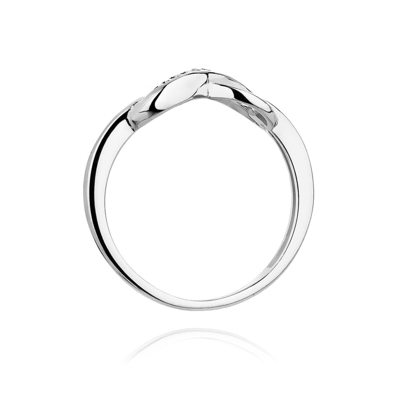 Inel Aur 14K cu Diamante Naturale 0.04 ct, imaginea 6 din 11