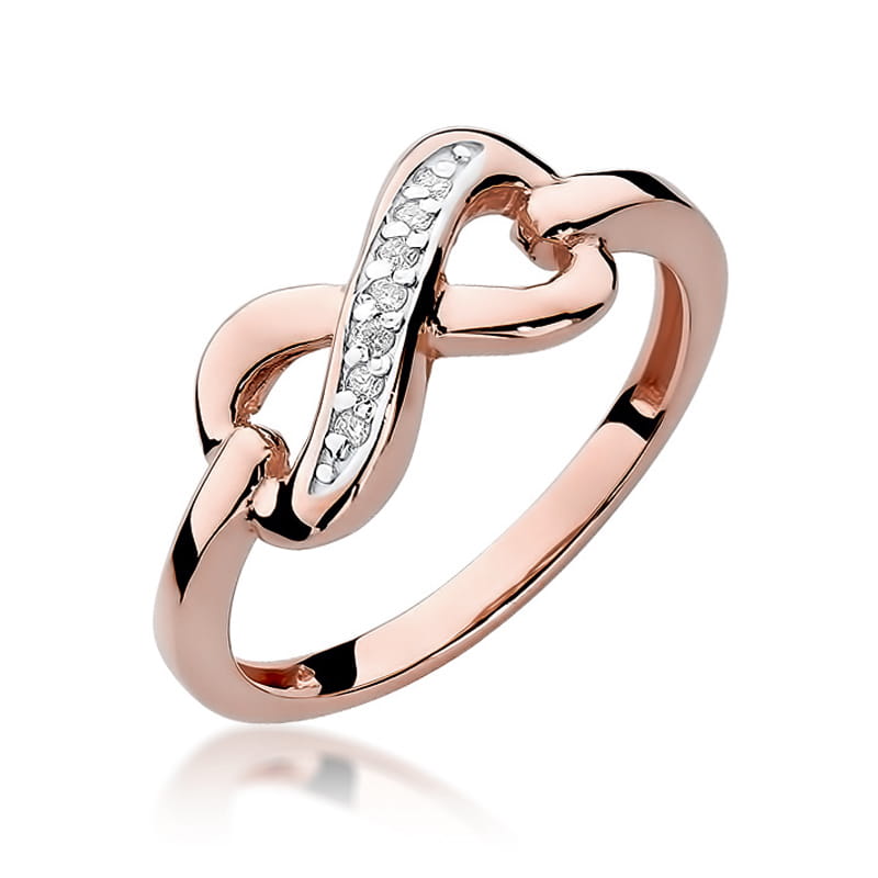Inel Aur 14K cu Diamante Naturale 0.04 ct, imaginea 8 din 11