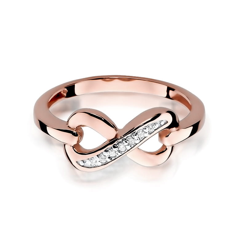 Inel Aur 14K cu Diamante Naturale 0.04 ct, imaginea 9 din 11