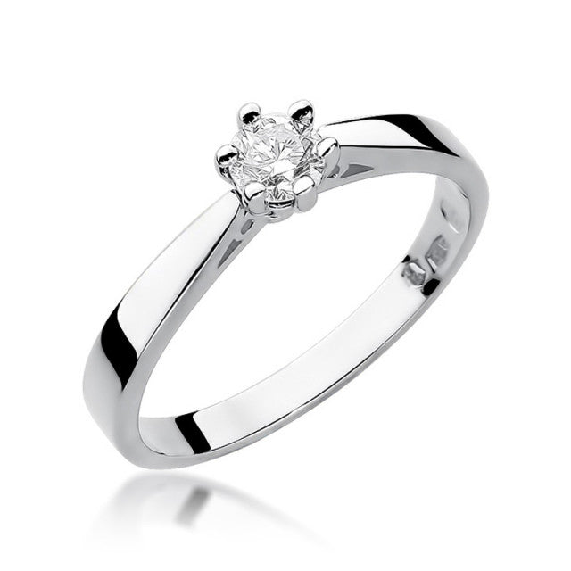 Inel Aur 14K cu Diamant Natural 0.30 ct, imaginea 4 din 11