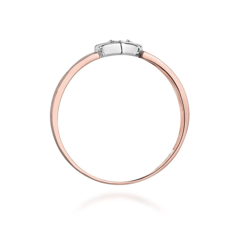 Inel Aur 14K cu Diamant Natural 0.04 ct, imaginea 9 din 11