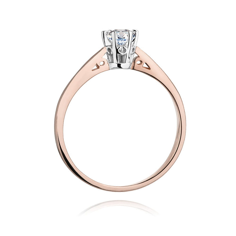 Inel Aur 14K cu Diamant Natural 0.25 ct, imaginea 10 din 11