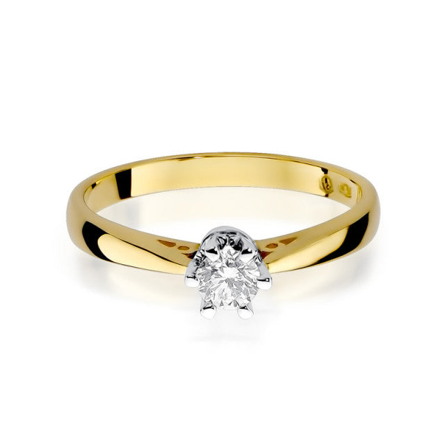 Inel Aur 14K cu Diamant Natural 0.30 ct, imaginea 2 din 11
