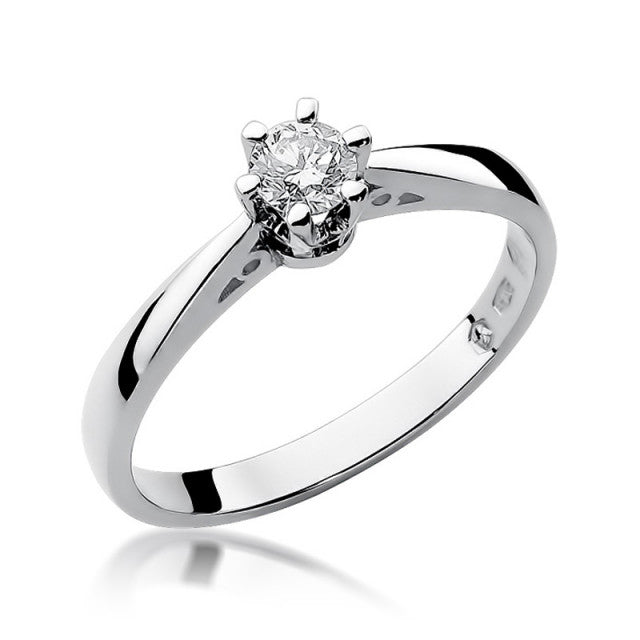 Inel Aur 14K cu Diamant Natural 0.30 ct, imaginea 4 din 11