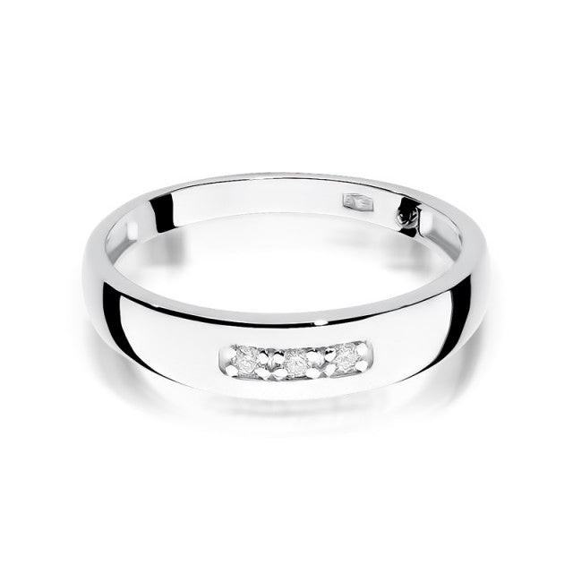 Inel Aur 14K cu Diamante Naturale 0.04 ct, imaginea 6 din 11