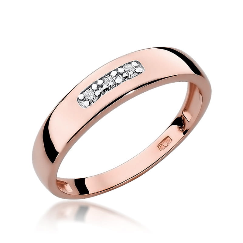 Inel Aur 14K cu Diamante Naturale 0.04 ct, imaginea 8 din 11