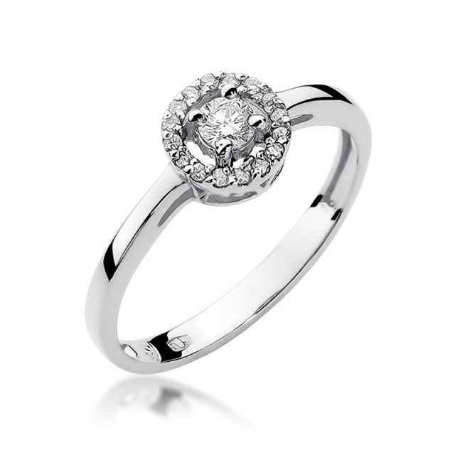 Inel Aur 14K cu Diamante Naturale 0.20 ct, imaginea 4 din 11