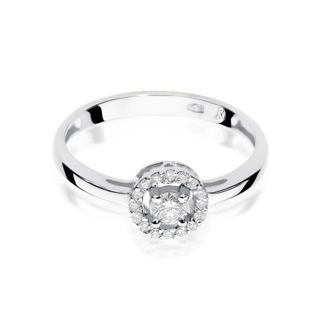 Inel Aur 14K cu Diamante Naturale 0.20 ct, imaginea 5 din 11