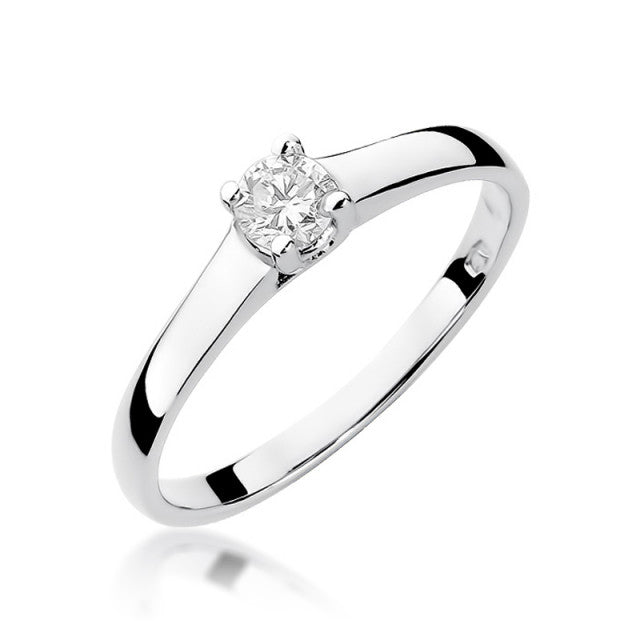 Inel Aur 14K cu Diamant Natural 0.20 ct, imaginea 4 din 11
