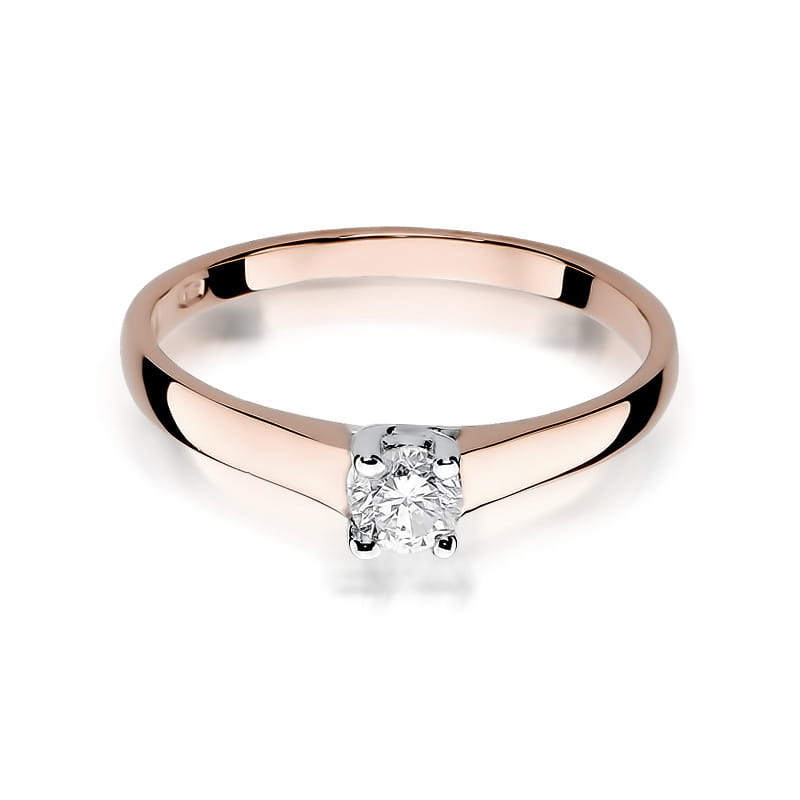 Inel Aur 14K cu Diamant Natural 0.20 ct, imaginea 9 din 11