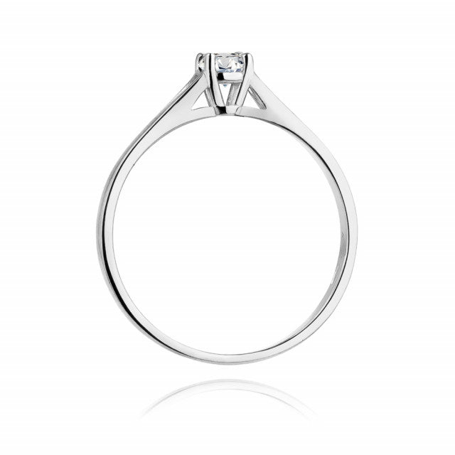 Inel Aur 14K cu Diamant Natural 0.20 ct, imaginea 6 din 11