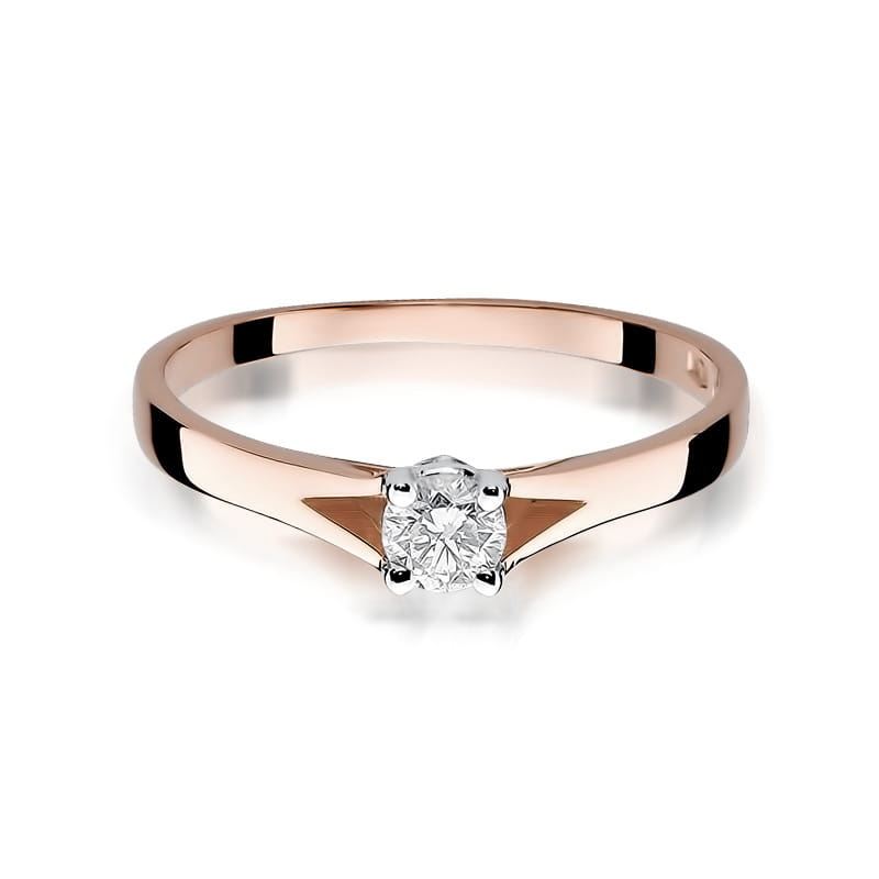 Inel Aur 14K cu Diamant Natural 0.20 ct, imaginea 9 din 11