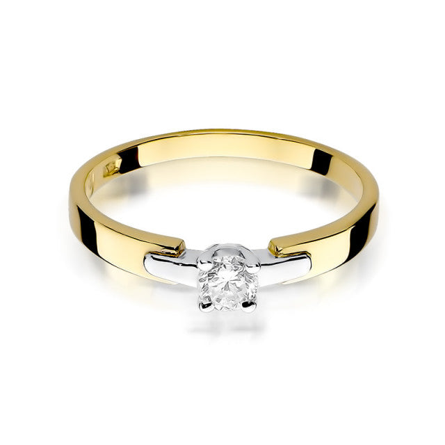 Inel Aur 14K cu Diamant Natural 0.20 ct, imaginea 2 din 11