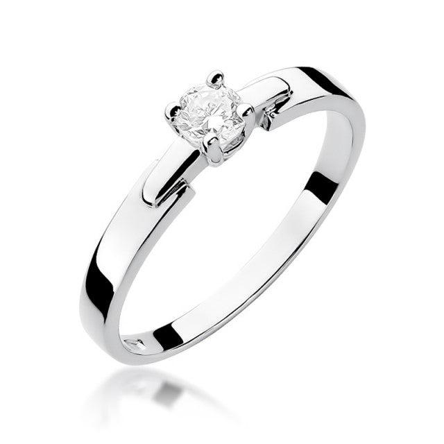 Inel Aur 14K cu Diamant Natural 0.20 ct, imaginea 4 din 11