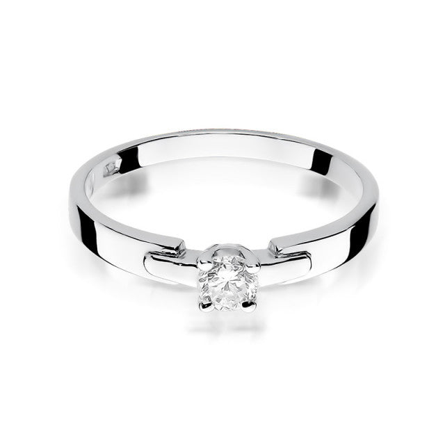 Inel Aur 14K cu Diamant Natural 0.20 ct, imaginea 5 din 11