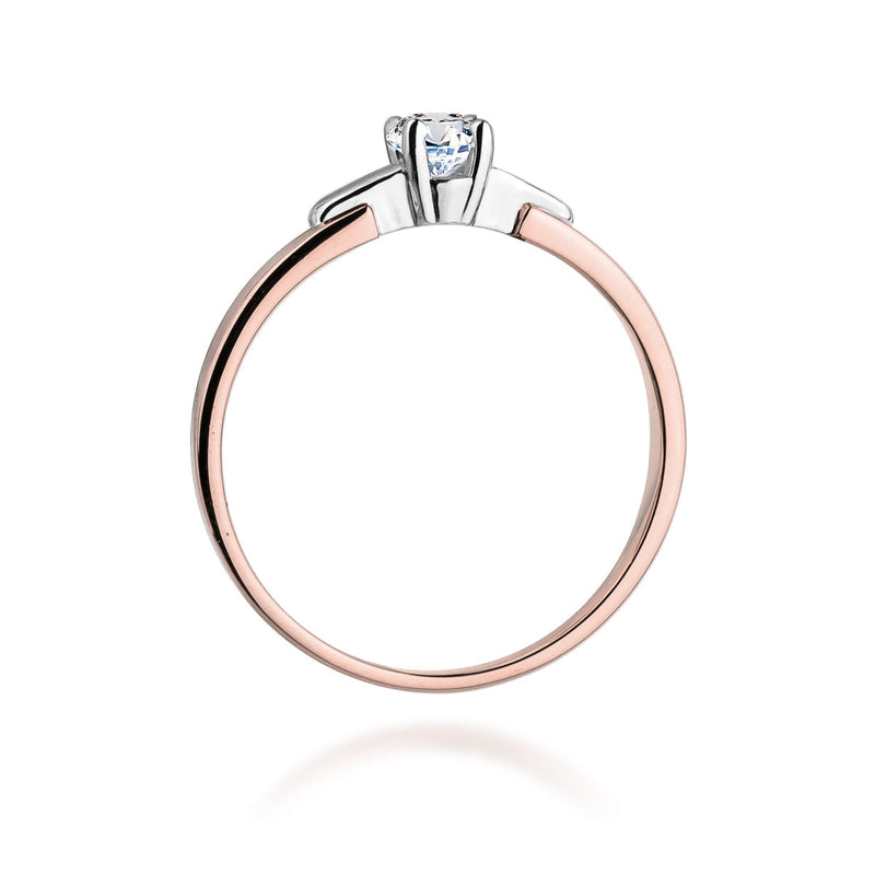 Inel Aur 14K cu Diamant Natural 0.20 ct, imaginea 10 din 11