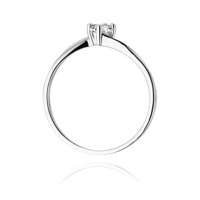 Inel Aur 14K cu Diamant Natural 0.20 ct, imaginea 6 din 11