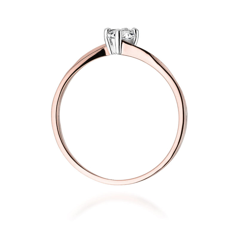 Inel Aur 14K cu Diamant Natural 0.20 ct, imaginea 10 din 11