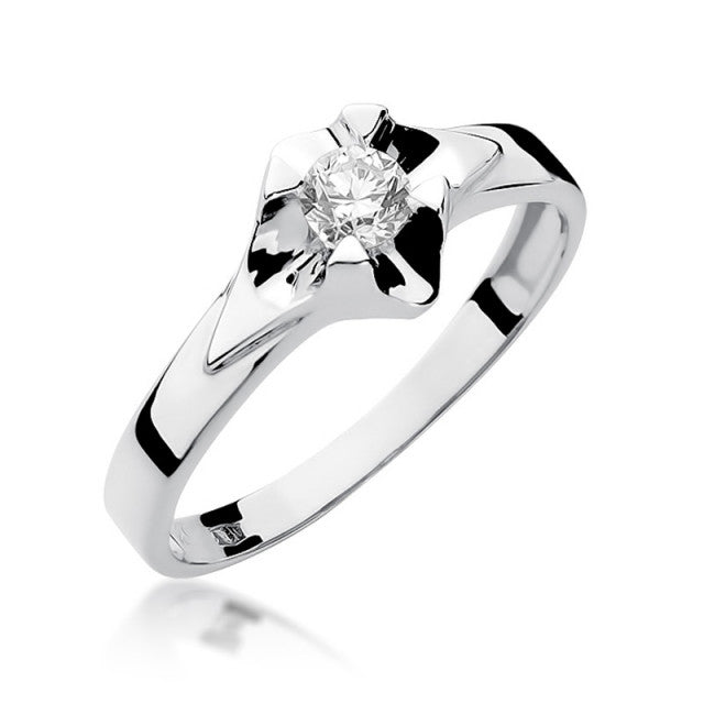 Inel Aur 14K cu Diamant Natural 0.30 ct, imaginea 4 din 11