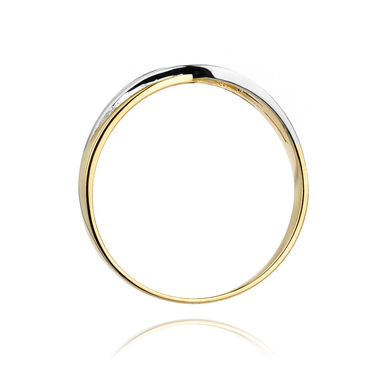 Inel Aur 14K cu Diamant Natural 0.05 ct, imaginea 3 din 11