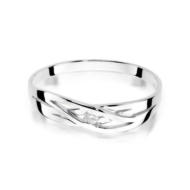 Inel Aur 14K cu Diamant Natural 0.05 ct, imaginea 5 din 11