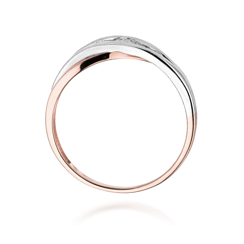 Inel Aur 14K cu Diamant Natural 0.10 ct, imaginea 10 din 11