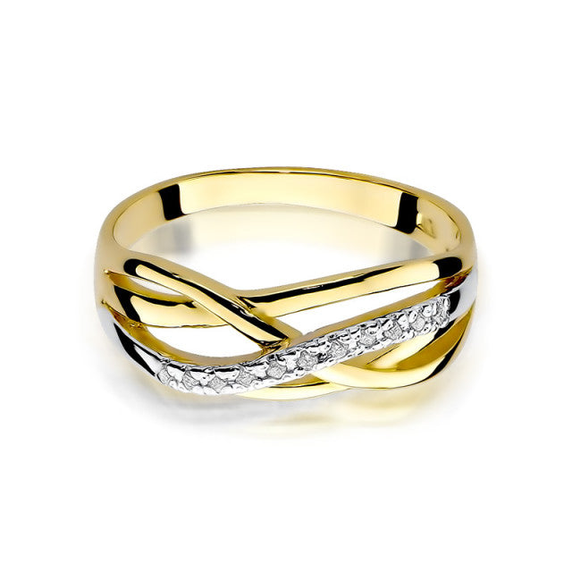 Inel Aur 14K cu Diamante Naturale 0.10 ct, imaginea 2 din 11