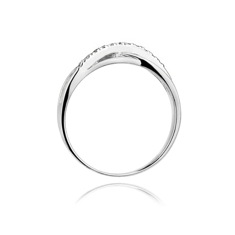 Inel Aur 14K cu Diamante Naturale 0.10 ct, imaginea 6 din 11