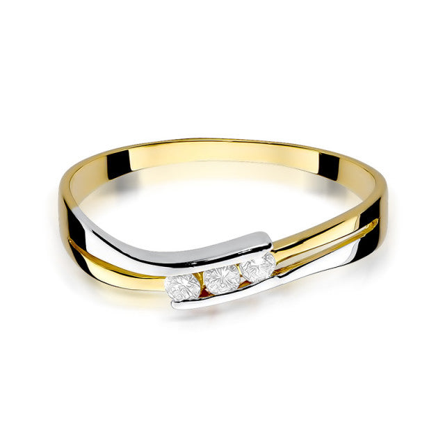 Inel Aur 14K cu Diamante Naturale 0.12 ct, imaginea 2 din 11