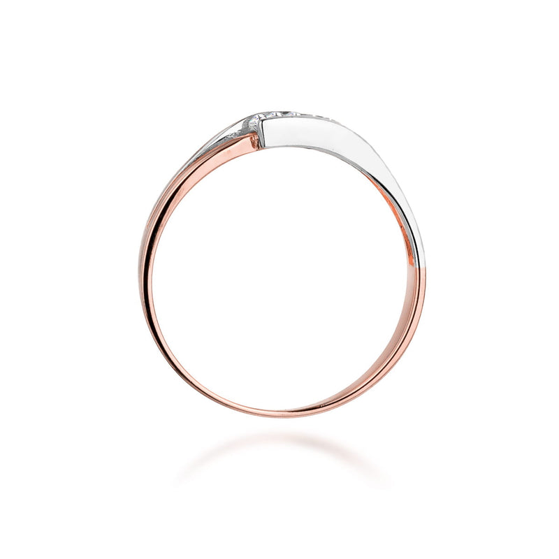 Inel Aur 14K cu Diamante Naturale 0.12 ct, imaginea 10 din 11