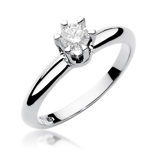 Inel Aur 14K cu Diamant Natural 0.30 ct, imaginea 4 din 11