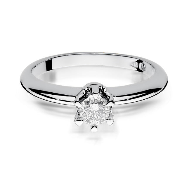 Inel Aur 14K cu Diamant Natural 0.30 ct, imaginea 5 din 11