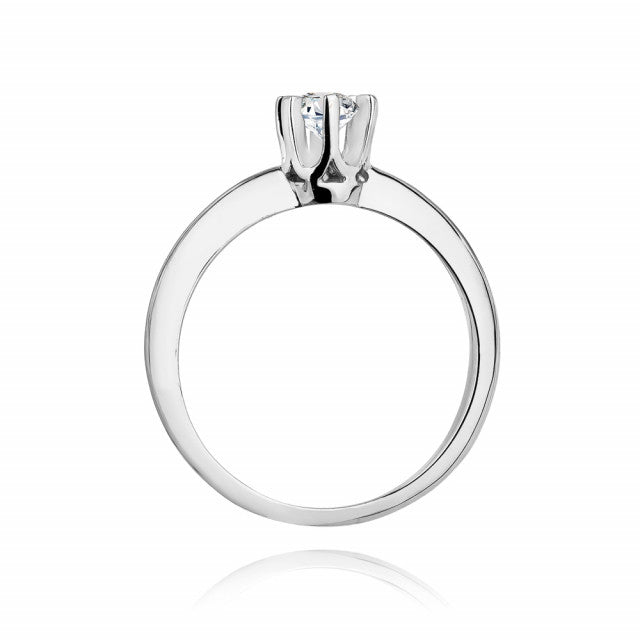 Inel Aur 14K cu Diamant Natural 0.30 ct, imaginea 6 din 11