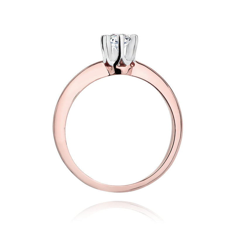 Inel Aur 14K cu Diamant Natural 0.30 ct, imaginea 10 din 11