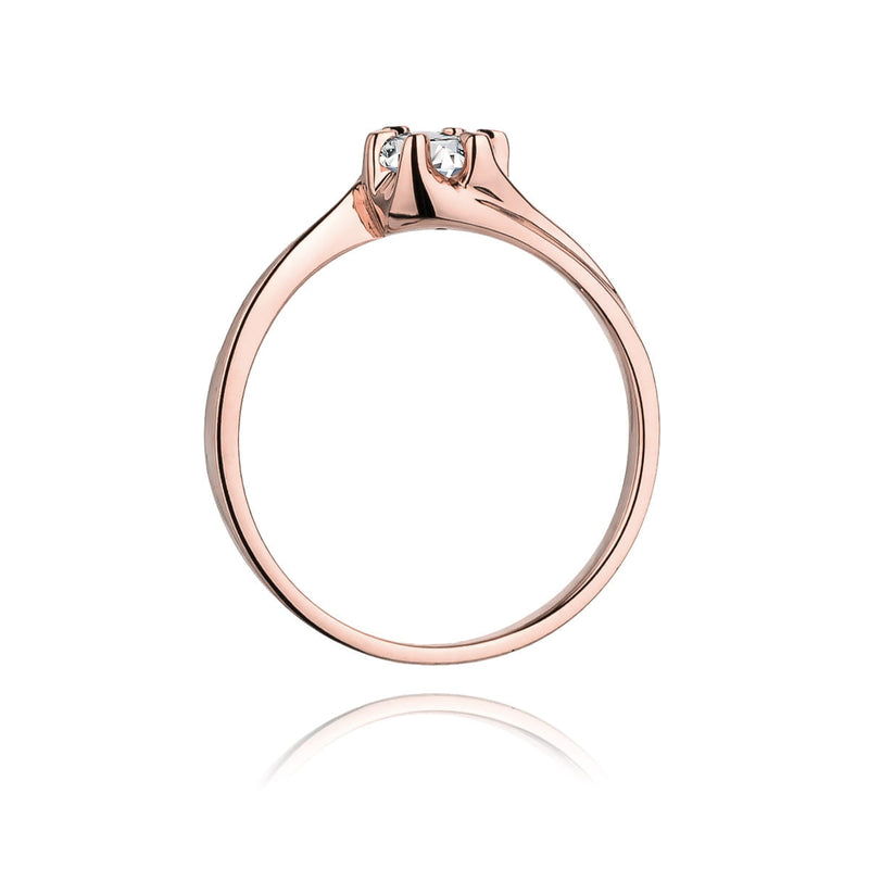 Inel Aur 14K cu Diamant Natural 0.30 ct, imaginea 10 din 11
