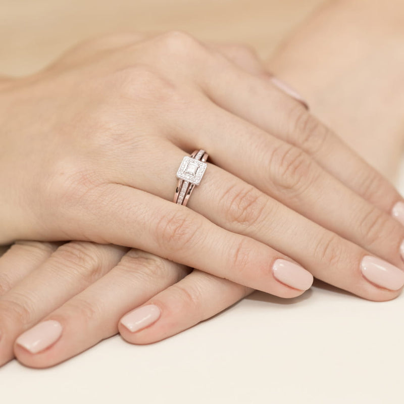 Inel Aur 14K cu Diamante Naturale 0.29 ct, imaginea 11 din 11