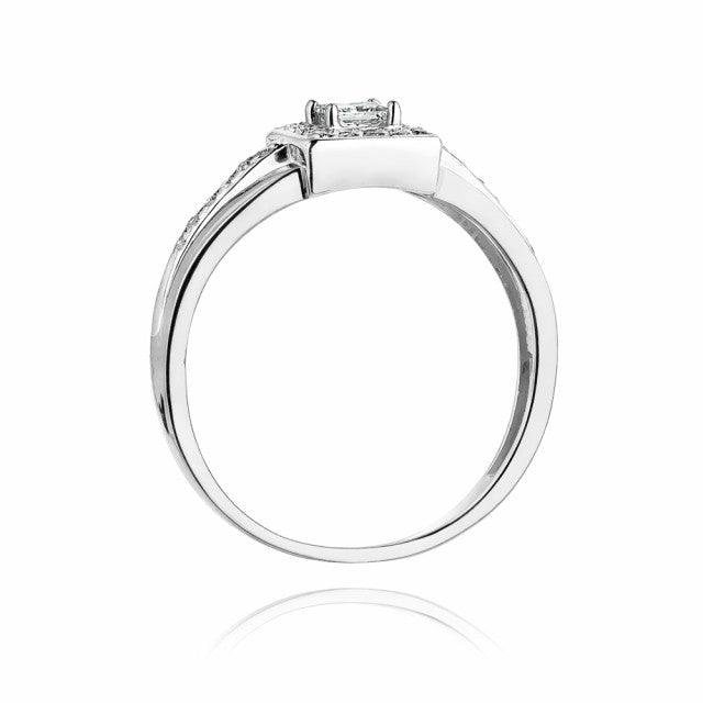 Inel Aur 14K cu Diamante Naturale 0.29 ct, imaginea 5 din 11
