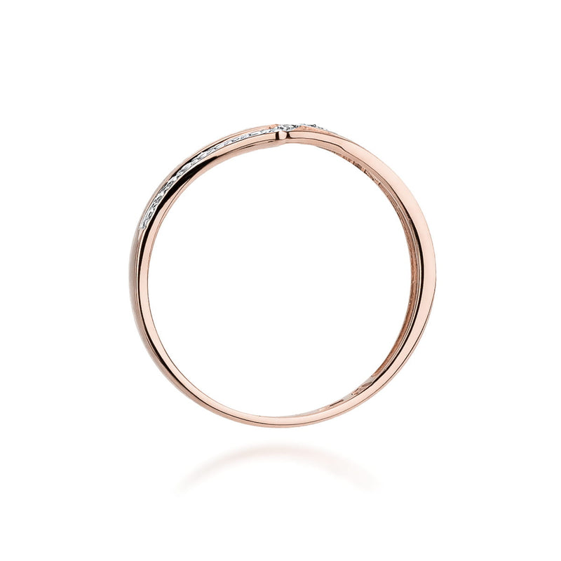 Inel Aur 14K cu Diamante Naturale 0.03 ct, imaginea 10 din 11