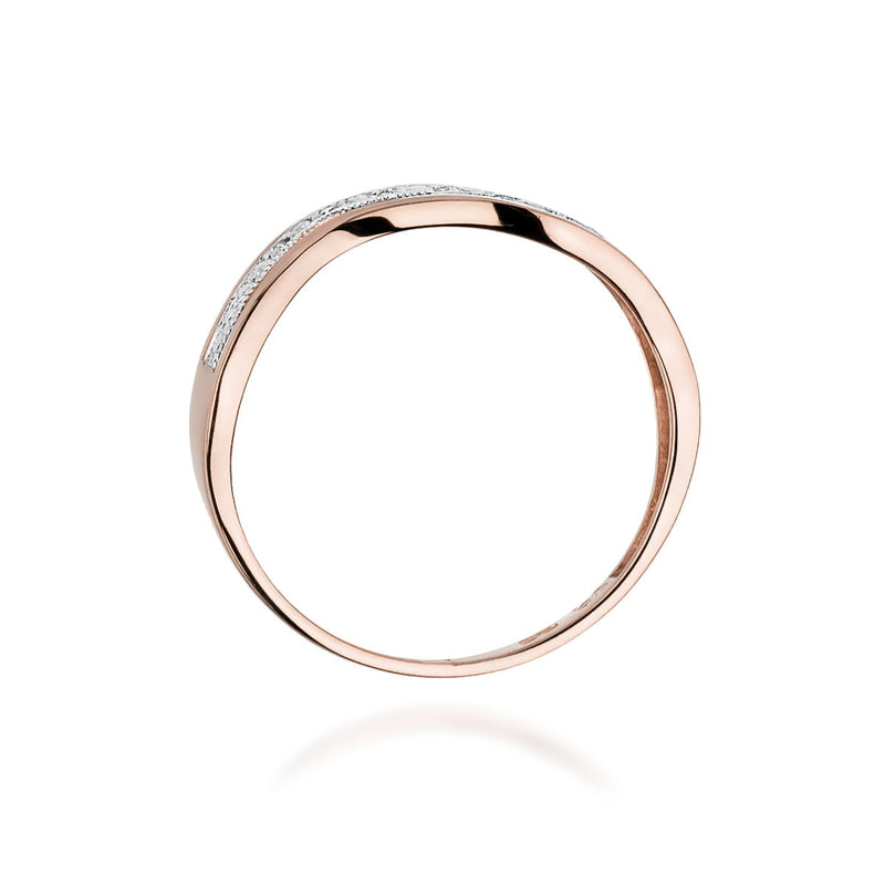 Inel Aur 14K cu Diamante Naturale 0.06 ct, imaginea 10 din 11
