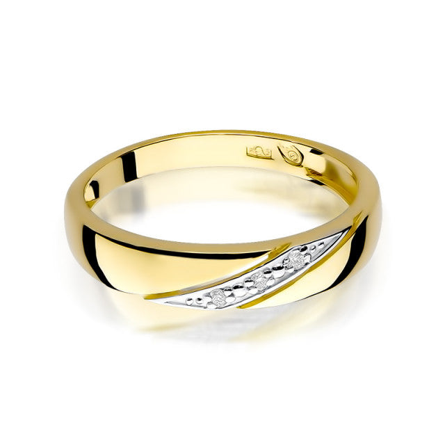 Inel Aur 14K cu Diamante Naturale 0.02 ct, imaginea 3 din 11
