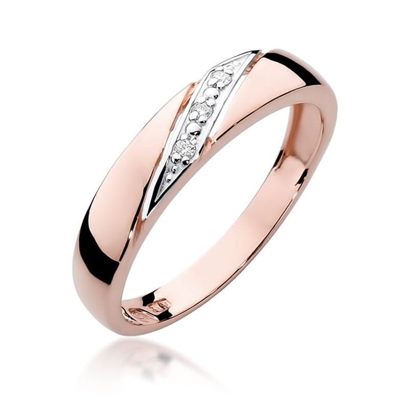 Inel Aur 14K cu Diamante Naturale 0.02 ct, imaginea 8 din 11