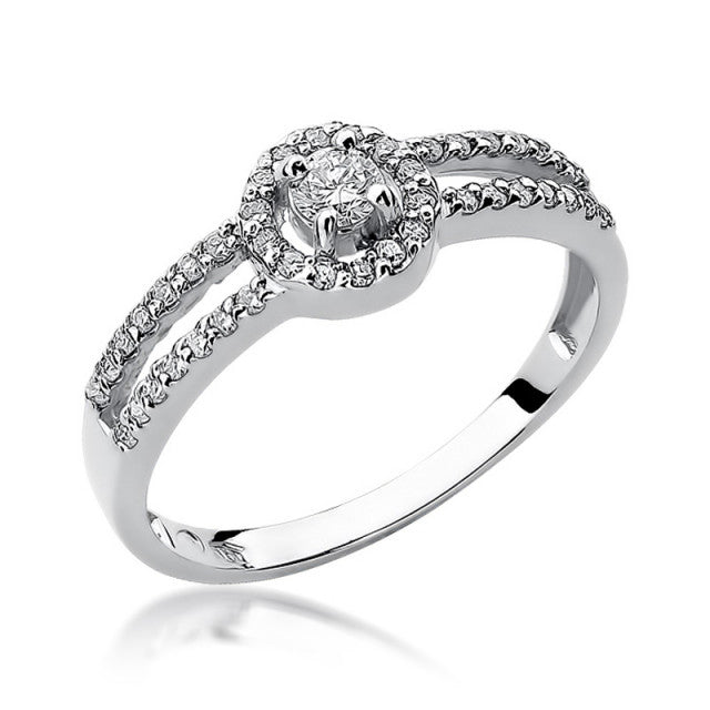 Inel Aur 14K cu Diamante Naturale 0.31 ct, imaginea 4 din 11