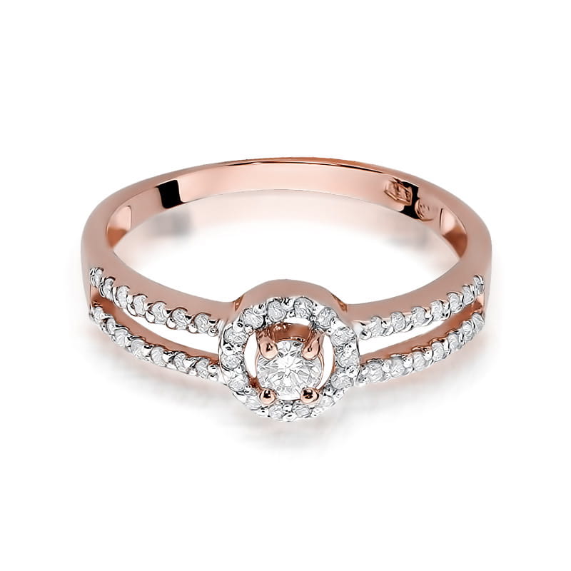 Inel Aur 14K cu Diamante Naturale 0.31 ct, imaginea 9 din 11