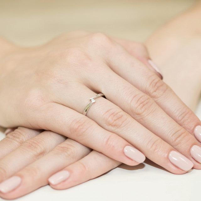 Inel Aur 14K cu Diamant Natural 0.04 ct, imaginea 7 din 11