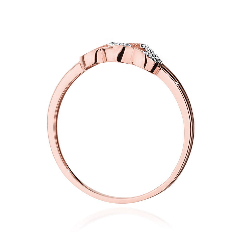 Inel Aur 14K cu Diamante Naturale 0.06 ct, imaginea 10 din 11