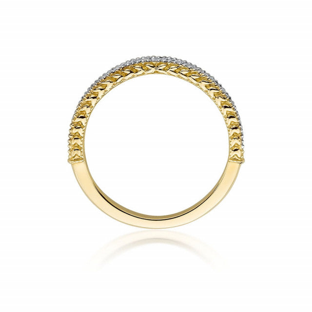 Inel Aur 14K cu Diamante Naturale 0.25 ct, imaginea 3 din 9