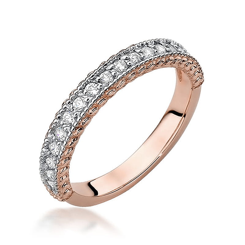 Inel Aur 14K cu Diamante Naturale 0.25 ct, imaginea 7 din 9