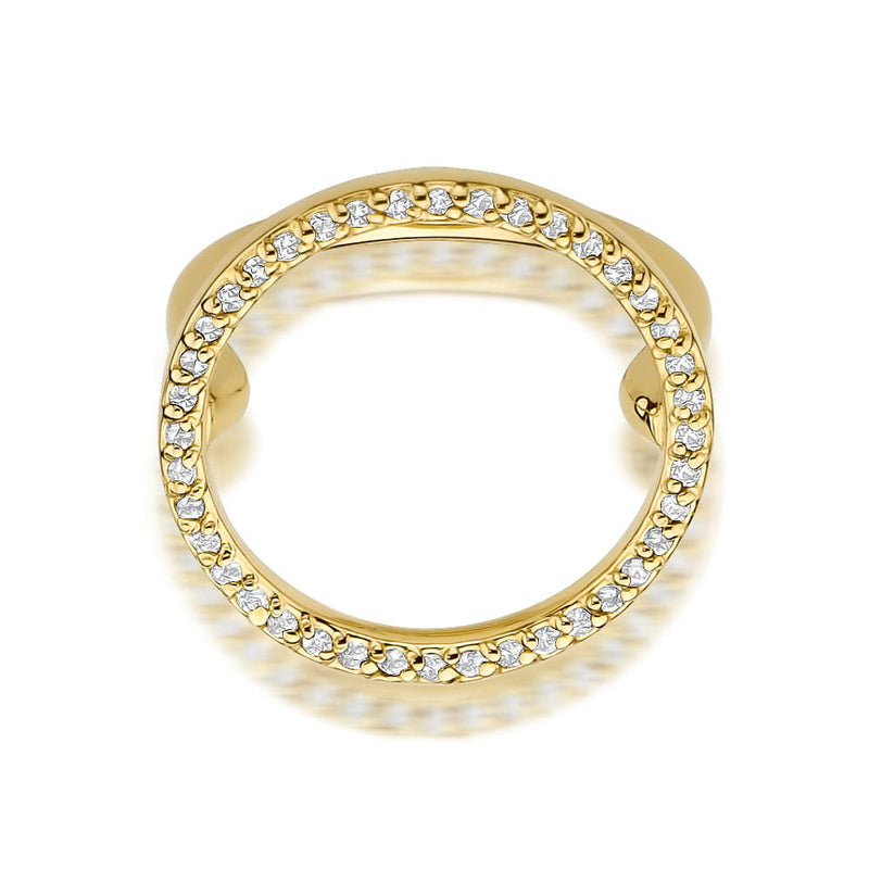Inel Aur 14K cu Diamante Naturale 0.20 ct, imaginea 2 din 8