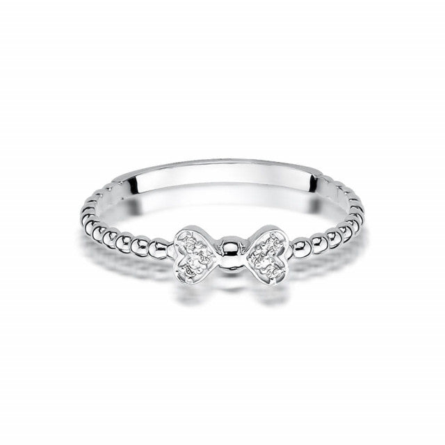 Inel Aur 14K cu Diamante Naturale 0.03 ct, imaginea 5 din 9